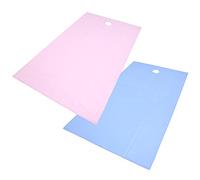 Massage Table Cover 2pcs, Beauty Salon Bed Sheets with Face Hole 200x115cm, Spa Treatment Table Covers for Facial & Massage Therapy, Lash Extension Bed Sheets, Pink and Blue Salon Accessories