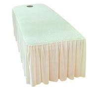 Massage Table Cover 31.5x74.8 Inch Massage Table Skirt with Face Hole Cooling, Machine Washable Sheets for Salon Bedk, Spa Beauty Bed.
