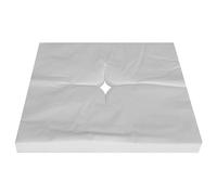 Massage Table Cover Massage Bed Cover with Face Hole, 200PCS 16x16" Disposable Table Liners with X-Shaped Hole, Soft Non-woven Beauty Bed