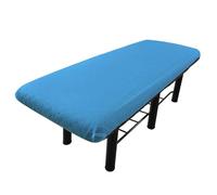Massage Table Sheets ? Blue Oil-Proof Non-Woven Sheets | 5X Breathable Massage Bed Cover | Comfortable and Waterproof Fit for Massage Therapists, Spas, and Chiropractors
