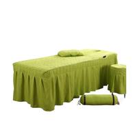 Massage Table Skirt Beauty Salon Bed Sheet Brief Skirt Bedspread with Hole Body Massage Cover(Color 5,185cm x 70cm)