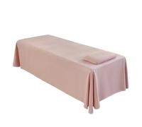 Massage Table Skirt Solid Bed Skirt for Beauty Salon, Massage Table Sheet, Cover, SPA Full Sabnanas with Hole(Color 3,170x280cm bedskirt)