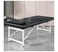 Massage Table with Head Rest and Face Hole, Leatherette, High Density Filling, Supportive, foldaway bed up to 200 kg, Easy Set Up : 180/185 CM - Strong Frame