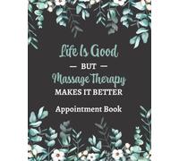 MASSAGE THERAPIST APPOINTMENT BOOK: 52 Weeks Undated - One Year | Weekly - Daily - Hourly - 15 Minute Increments | Perfect Massage Therapist Gifts