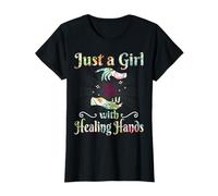 Massage Therapist Design - Just a Girl with Healing Hands T-Shirt