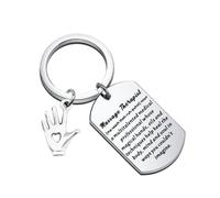 Massage Therapist Keychain Massage Therapy Gifts Therapist LMT Gift Appreciation Gifts (Mass-Therapist Keychain)