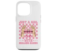 Massage Therapist Therapy Just A Girl With Healing Hands Case for iPhone 13 Pro