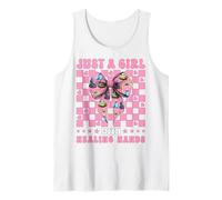 Massage Therapist Therapy Just A Girl with Healing Hands Tank Top