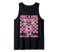 Massage Therapist Therapy Just A Girl with Healing Hands Tank Top
