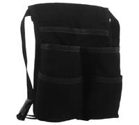 Massage Therapist Waist Bag with Adjustable Belt, Two Pockets | Cloth and Plastic Build, Curved Fit with Front Pocket and Side Hooks, for Spa and Mobile Massage