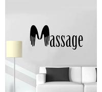 Massage Wall Decal Salon Hand Therapy Health Relax Spa Room Interior Decor Vinyl Window Stickers Waterproof Art Mural 42x90cm