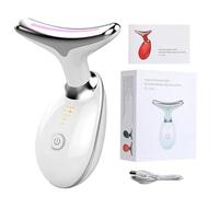Massager, 2025 Upgrade 7 in 1 LED Face & Neck Sculptor Device, 7 Colors 3 Modes Led Facial Sculptor Device for Face & Neck face Massager for Firming and Smoothing The Skin Suitable (White)