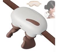 Massager, 4d Wireless Massage, Shiatsu Deep Tissue Relief with Heat Kneading Function, 3 Speed Adjustment for Shoulder, Neck, Lower Abdominal,White-1PC