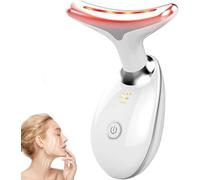 Massager, 7 LED Facial Sculptor, Electric Massager, Firming Wrinkle Removal Tool for Face and Neck, Face Sculpting Device Tool for Women Girls (White)