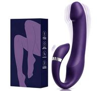 Massager Bold for Women, Release Stress and Tension in 5 Minutes | 10 Thrusting, Vibration & Flapping with Flexible Silicone Design for Personalised Dual Stimulation, Waterproof, Quiet Motor
