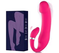 Massager Bold for Women, Release Stress and Tension in 5 Minutes (HT) | 10 Thrusting, Vibration & Flapping with Flexible Silicone Design for Personalised Dual Stimulation, Waterproof, Quiet Motor