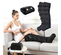 Massager Boots, 6 Cavity Lymphatic Drainage Massager Feet, Foot Massagers for Pain, Revitive Circulation Booster for Feet and Legs,2legs