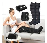 Massager Boots, 6 Cavity Lymphatic Drainage Massager Feet, Foot Massagers for Pain, Revitive Circulation Booster for Feet and Legs,2legs+Waist