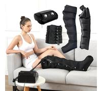 Massager Boots, 6 Cavity Lymphatic Drainage Massager Feet, Foot Massagers for Pain, Revitive Circulation Booster for Feet and Legs,1 arm+1 leg+Waist
