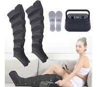 Massager Boots, 6 Cavity Lymphatic Drainage Massager Feet, Improve Blood Circulation, Treatment for Cramp in Legs, Foot Massagers for Pain, Revitive Circulation Booster for Feet and Legs