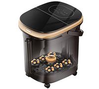 Massager-Lights Bubbles-Heated-Temperature Control-Soothe Relax Tired Feet W/All in One Therapeutic Home Salon Massager Tub