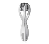 Massager Roller, 2-in-1 Finger & Hand Massager for Arthritis, Acupressure Rings, Acupressure Mat, Portable, Cordless, Quiet, for Circulation, Stress, Arthritis Relief, Hands, Palm & Wrist (Grey)