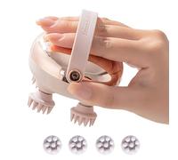 Massaggiatore Elettrico per il Cuoio Capelluto | 2,36 pollici 3 Velocità Idrorepellente per Massaggio | Massaggiatore per Testa Portatile | per Viaggio Doccia Spa Relax e Cura Daily a Casa Uomo