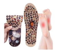 Massaging Insoles Acupressure Foot Therapy Reflexology Inserts for Pain Relief - Washable, Customizable Orthotic Shoe Pads for Men and Women(Size:L:(41-45),Color:2 Pairs)