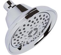 Massaging Shower Head High Pressure - Multi-Function, Massage Rainfall Showerhead With Boosting Mist For Low Flow Showers & Adjustable Water Saving Nozzle, 2.5 GPM - Chrome