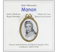 MASSENET: MANON- JANINE MICHEAU, LIBERO DE LUCA, ROGER BOURDIN, JULIEN GIOVANNETTI, ALBERT WOLFF - RARE 2CD