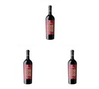 Masseria Altemura Negroamaro Salento - Still Italian Red Wine from Apulia Region, Italy - 100% Negroamaro Grapes - 75cl / 750ml, 13.5% ABV (Pack of 3)
