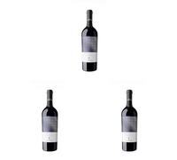 Masseria Altemura Petravia Aglianico - Italian Still Red Wine from the Apulia Region, Italy - 100% Aglianico Grapes - 75cl / 750ml, 14% ABV (Pack of 3)