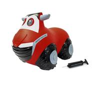 JAMARA 466000 Massey Ferguson Bouncing Tractor with Pump Hopper BPA Free Easy Care Officially Licensed Side Mirrors Serve Child as Hold Red