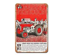 Massey Ferguson MF 25 Tractors Farm Vintage Tin Sign Metal Decor Metal Sign Metal Poster Wall Sign Wall Poster Wall Sticker Wall Decor,Decor for Home Office Bar Pub Man Cave Garage