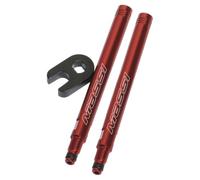 Massi - CNC Valve Extender (2pc) 30 mm Red