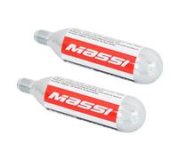 Massi CO2 Cartridge 16g 2 units - Silver