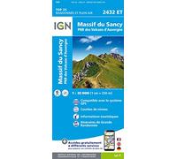 Massif du Sancy PNR des Volcans d'Auvergne gps: 2432ET (TOP 25)