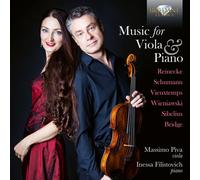 Massimo Piva - Music for Viola & Piano By Reinecke Schumann [New CD]