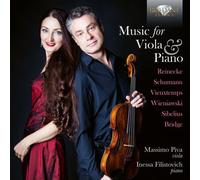 Massimo Piva : Music for Viola & Piano CD Album (Jewel Case) (2024) NEW