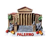 Massimo Theater Palermo Italy Refrigerator Magnet Travel Souvenir 3D Fridge Decoration Magnetic Sticker Craft Collection