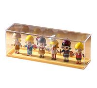 MASSIOSTAN Acrylic Display Cases for Models - Clear Box for Figures - PRE-ASSEMBLED - Clear Case - Small Display Cabinet Collectables - Plastic Glass Boxes - Mini figure Cabinets