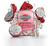 Massiv’s BRUDERHERZ Flavoured Toothpicks - Dragonfruit Ice - 100 Pieces - Fresh Breath Oral Care - Metal Tin - Sugar Free Vegan Birch Wood Toothpicks