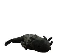 Massive Black Axolotl Plush Stuffed Amphibian Soft Cuddle Extra Large Six-Cornered Dragon Toy