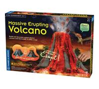 Thames & Kosmos Massive Erupting Volcano, Kids Science Kit, Learning Resources for Volcanoes and Earth, STEM Toys for Science Experiments, Age 8+