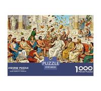 Massive Food Fight Wooden Jigsaw Puzzle Waterproof 1000 Piece Puzzles for Adults Impossible Educational Games