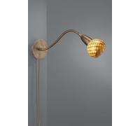 Massive Philips Emerald Wall Lamp Steel Glass 52071/62/10 Switch On-Off