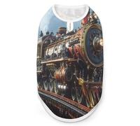 Massive Steam Powered Train Cute Cute Pet Supplies Soft Dog Sweaters Printing for Dogs Puppy Cats M