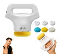 Massology Pro - Massology Deep Tissue Percussion Massager with Spin-Vibration Tech to Melt Tension on Demand, Right from The Comfort of Home - Feel The Difference in Just 15 Minutes (White)