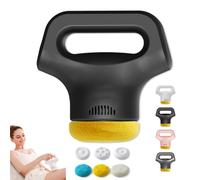 Massology Pro - The Massology Pro Massage Gun, Portable Home Massage Tool,with 3 Massages Heads & 12 Adjustable Gears, for Neck, Back, Buttock and Full Body (Black)