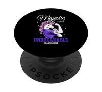 Mast Cell Activation Syndrome Awareness Funny MCAS Warrior PopSockets Adhesive PopGrip